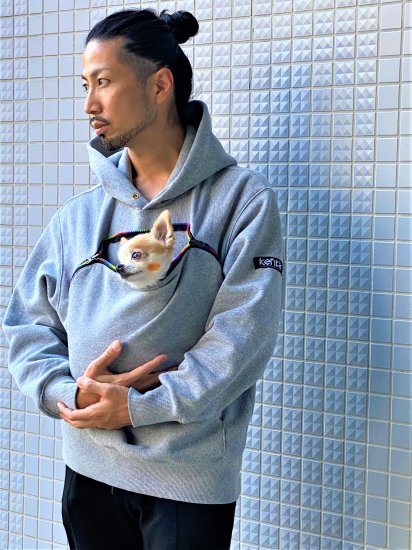 Kangaroo Hoodie (Gray) / カンガルーフーディー (グレー)