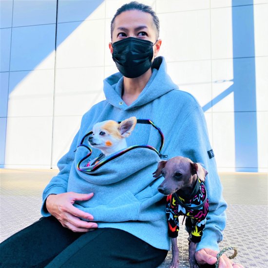 Kangaroo Hoodie (Gray) / カンガルーフーディー (グレー)